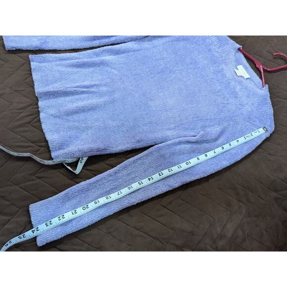 Super soft light purple chanille long sleeve sweater by Arizona size XL - Picture 7 of 7